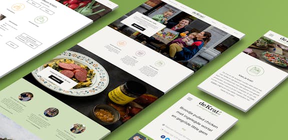 De Krat - E-Commerce website case Header