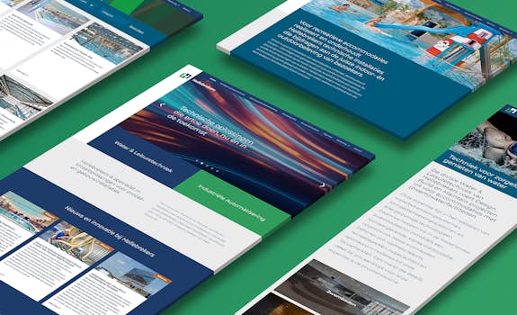 Hellebrekers Visual Link Bedrijfs en product website case Header