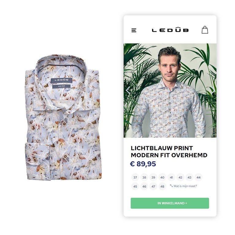 Ledûb - Brand webshop - Mobile shopping