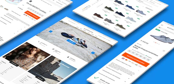 Shoes by Boudewijns - B2C webshop - case Header