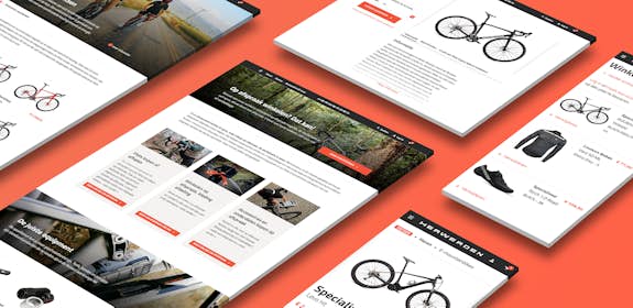 Van Herwerden - B2C webshop - case Header